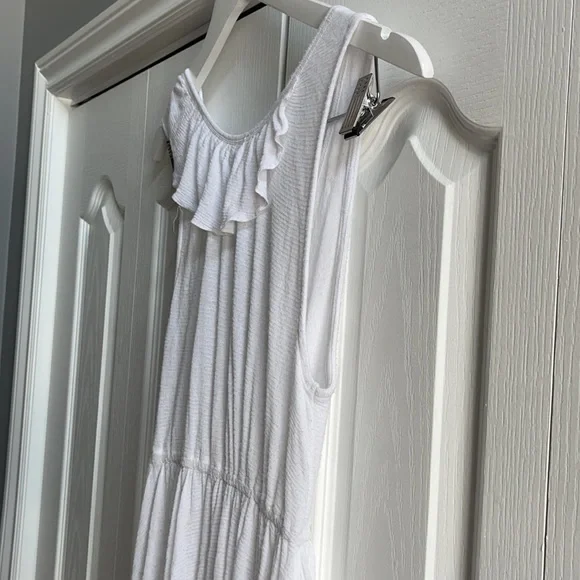 FREE PEOPLE Float Away Asymmetrical Ruffle Tank - Picture 10 of 15